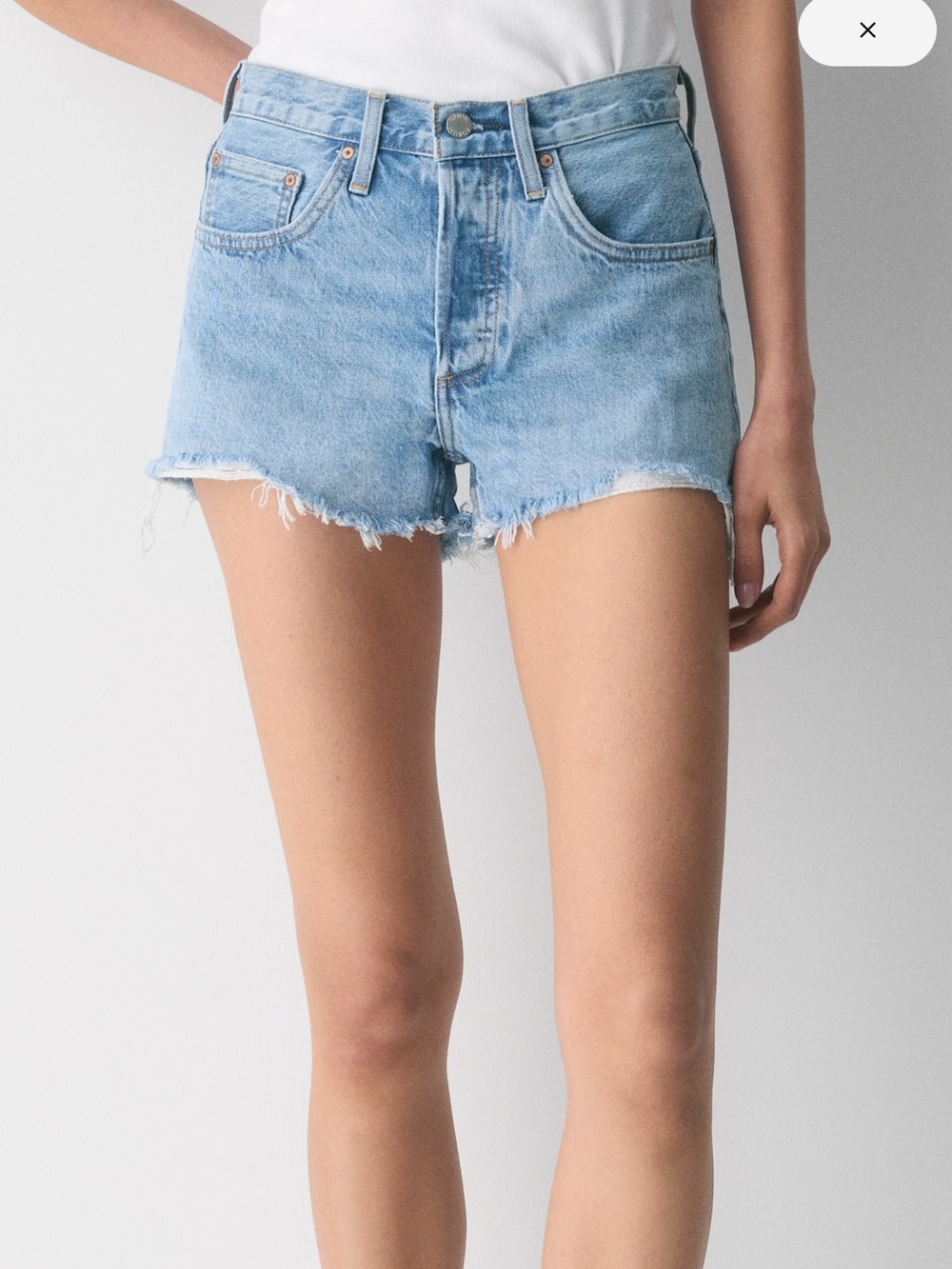 Aritzia Denim Forum Shorts